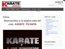 Tablet Screenshot of karatepicanya.com